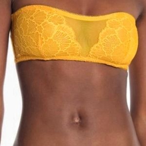 Intimately Free People Gold Malinda Bandeau Bra